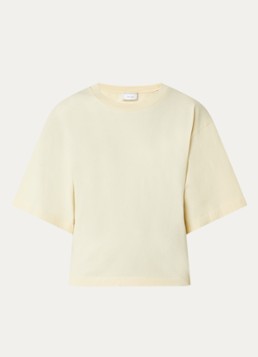 Neo Noir Dames Asha T-shirt met ronde hals in de kleur Geel, maat: 34