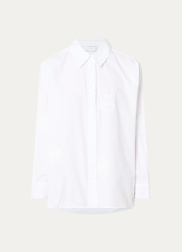 Neo Noir Dames Dalma Dori blouse met applicatie in de kleur Wit, maat: 36