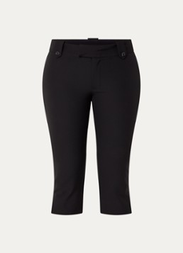 Neo Noir Dames Shawnee high waist slim fit korte broek met split in de kleur Zwart, maat: 44
