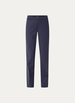 NYDJ Dames High waist slim fit pantalon in de kleur Donkerblauw