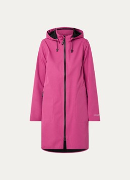 Ilse Jacobsen Dames Rain128 softshell regenjas met afneembare capuchon in de kleur Fuchsia