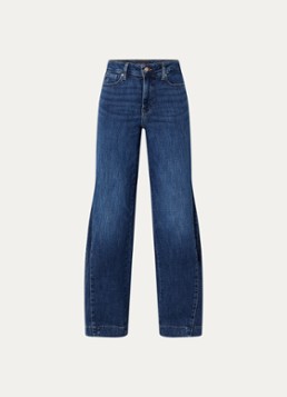 NYDJ Dames Teresa low waist wide fit jeans met steekzakken in de kleur Indigo