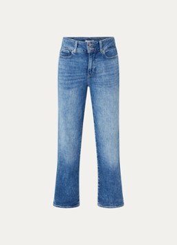 NYDJ Dames Bailey mid waist slim fit jeans met steekzakken in de kleur Indigo