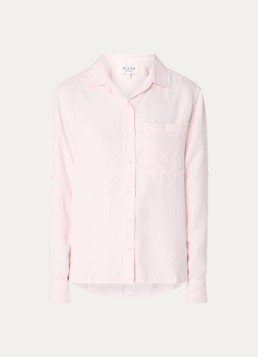 BLLMR Dames Bodi blouse met borstzak in de kleur Lichtroze