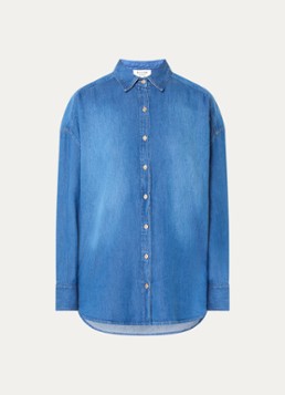BLLMR Dames Dado blouse in linnenblend in de kleur Indigo