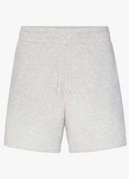 SKIMS Heren Fleece Lounge straight fit korte loungebroek in de kleur Lichtgrijs, maat: M