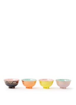 POLSPOTTEN Grandpa S kom set van 4 Multicolor - Deal