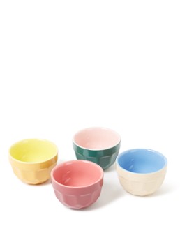 POLSPOTTEN Cappuccino kopje 17,5 cl set van 4 Multicolor - Deal