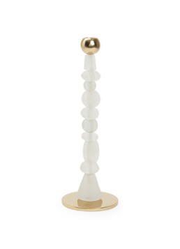 POLSPOTTEN Beads kandelaar small 34 cm Wit - Deal