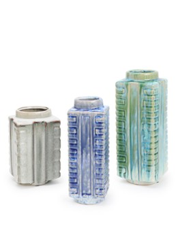 POLSPOTTEN Small City vaas set van 3 Multicolor - Deal