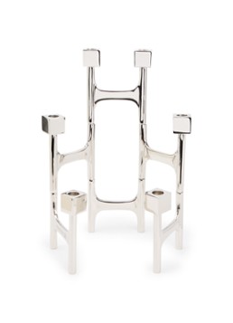 POLSPOTTEN Folding kandelaar 40 cm Zilver - Deal