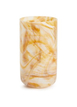 POLSPOTTEN Marbled vaas L 40 cm Beige - Deal