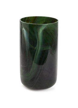 POLSPOTTEN Marbled vaas L 40 cm Groen - Deal