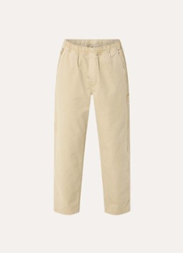 Aape Heren Now straight fit chino met steekzakken in de kleur Beige, maat: M