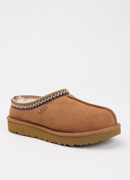 UGG Dames Tasman ll instapper van suède in de kleur Kastanjebruin, maat: 39