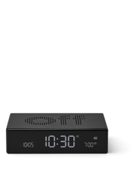 Lexon Flip Premium digitale wekker Zwart - Deal