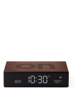 Lexon Flip Premium digitale wekker Brons - Deal