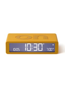 Lexon Flip Classic wekker Geel - Deal