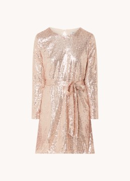 - Glitter Dames jurk - Lichtroze -