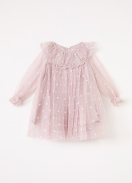 MarMar COPENHAGEN Meisjes Dera jurk van tulle in de kleur Lila, maat: 68