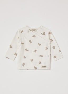 MarMar COPENHAGEN Meisjes Tuti longsleeve met print in de kleur Gebroken wit, maat: 68