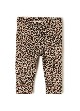 MarMar COPENHAGEN Meisjes Leo legging met panterprint in de kleur Bruin, maat: 92