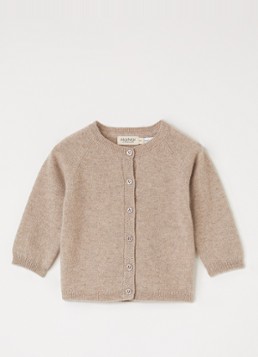 MarMar COPENHAGEN Meisjes Tamla fijngebreid vest van kasjmier in de kleur Beige, maat: 4M/62
