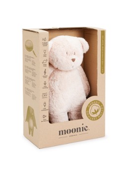 Moonie Meisjes The Humming Bear muziekknuffel 27 cm in de kleur Lichtroze, maat: One Size