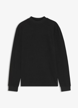 BOSS Heren Longsleeve met stretch in de kleur Zwart