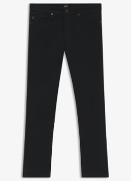 BOSS Heren Delaware slim fit jeans met gekleurde wassing in de kleur Zwart