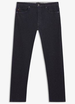 BOSS Heren Slim fit jeans met steekzakken in de kleur Donkergrijs