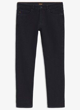 BOSS Heren Slim fit jeans met steekzakken in de kleur Blauw