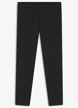 BOSS Heren Slim-fit broek van waterafstotend stretchmateriaal in de kleur Black-001 / Zwart