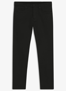 BOSS Heren Tapered fit jeans met steekzakken in de kleur Zwart
