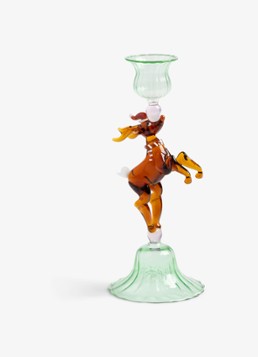 &Klevering Merry Reindeer kandelaar 19 cm Bruin - Deal