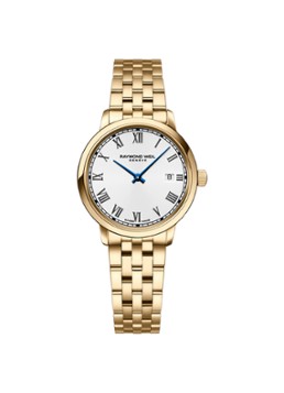 Raymond Weil Dames Toccata horloge 5985 -P-00359 in de kleur Goud, maat: 1 size