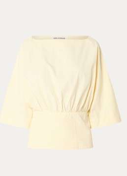 Sofie Schnoor Dames Mikka tuniek met boothals en vleermuismouw in de kleur Geel