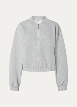 Sofie Schnoor Dames Katie cropped sweatvest in de kleur Grijsmele