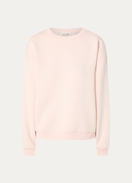 Sofie Schnoor Dames Emi sweater met backprint in de kleur Lichtroze