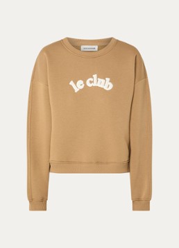 Sofie Schnoor Dames Sweater met borduring in de kleur Camel