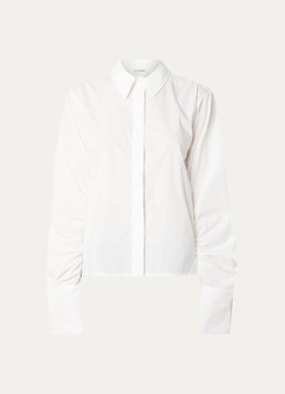 Sofie Schnoor Dames Shirley blouse met smockwerk in de kleur Wit