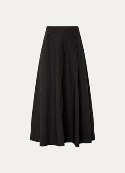 Sofie Schnoor Dames Noorsw maxi A-lijn rok met steekzakken in de kleur Zwart