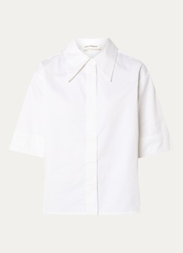 Sofie Schnoor Dames Harveysw blouse met polokraag in de kleur Wit