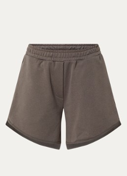 Sofie Schnoor Dames Cruzsw mid waist loose fit korte broek met paspelzakken in de kleur Donkergrijs