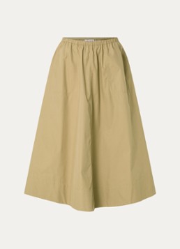 Sofie Schnoor Dames Juneau A-lijn maxi rok in de kleur Khaki