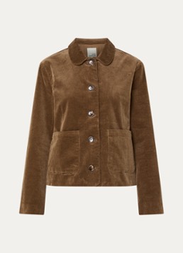 Sofie Schnoor Dames Zurisw jack van corduroy met opgestikte zakken in de kleur Hazelnootbruin