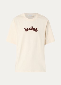 Sofie Schnoor Dames Mae oversized T-shirt met borduring in de kleur Creme