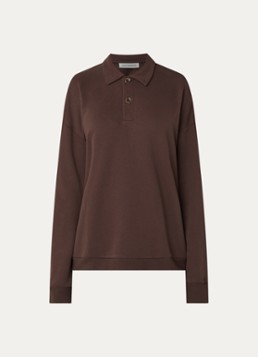 Sofie Schnoor Dames Lume sweater met polokraag in de kleur Bruin