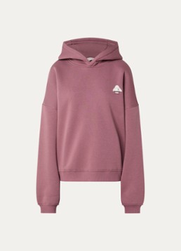 Sofie Schnoor Dames Ranya hoodie met logo- en backprint in de kleur Taupe