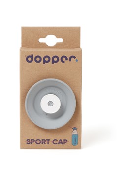 Dopper Sport dop met drinktuit Grijs - Deal